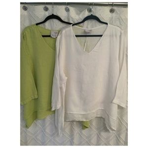 LaFixSun Linen Tops